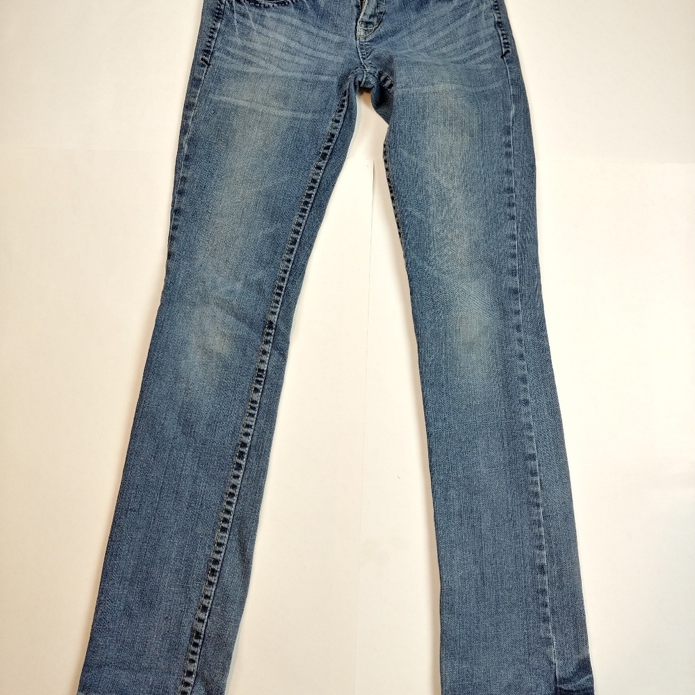 ⬇20 Aeropostale skinny leg jeans 0 denim low rise - Picture 3 of 6